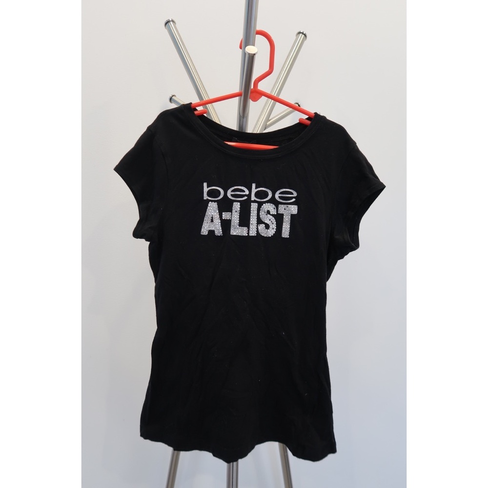 Bebe A-List Short Sleeve Tee Shirt